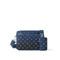 Trio Messenger Bag - Navy Blue — view 1