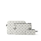 Louis Vuitton Trio Messenger Bag - White & Navy Blue — view 3