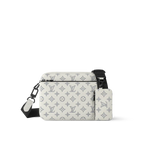 Louis Vuitton Trio Messenger Bag - White & Navy Blue — view 2