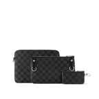 Trio Messenger Bag - Damier Graphite — view 2