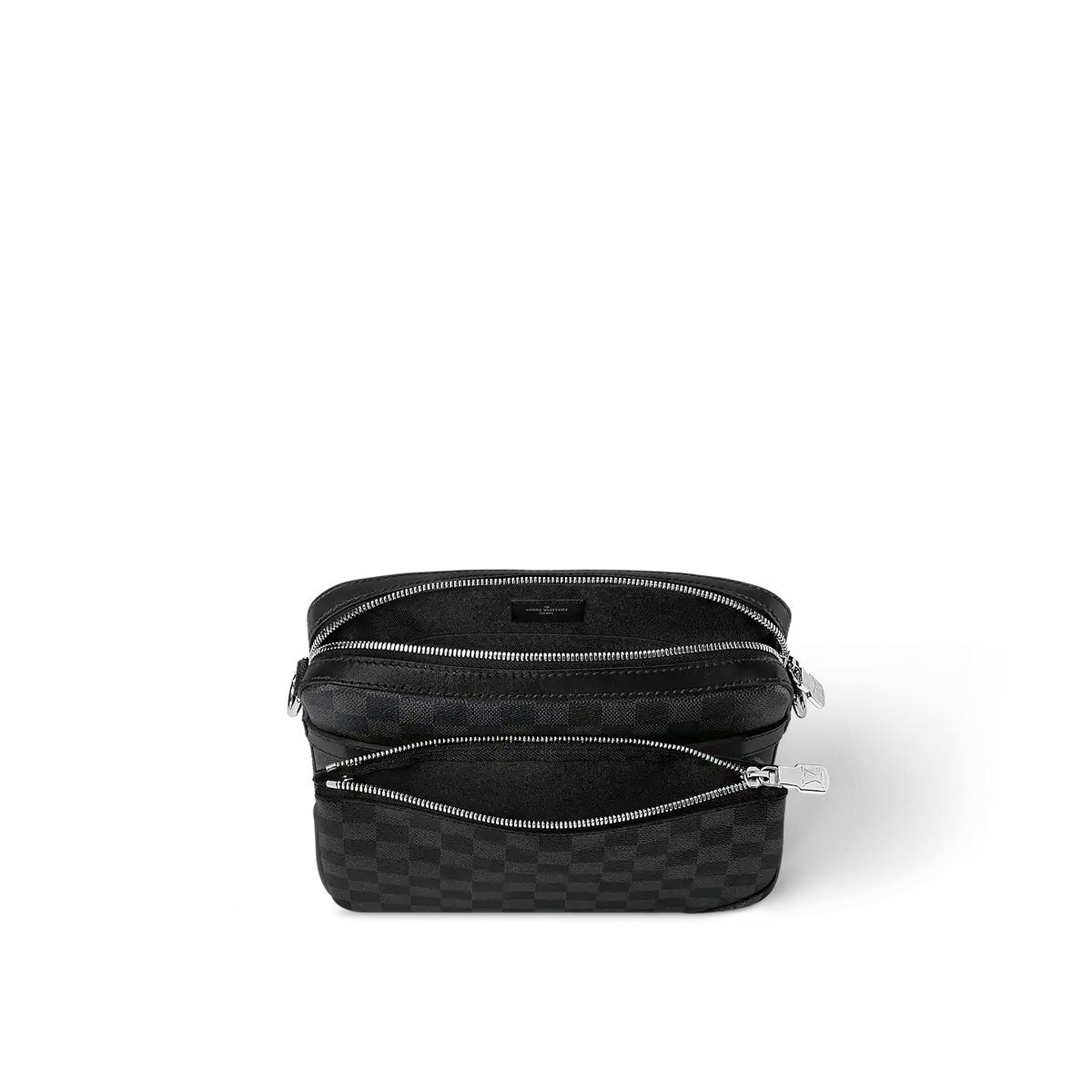 Trio Messenger Bag - Damier Graphite — view 3