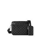 Trio Messenger Bag - Damier Graphite — view 1