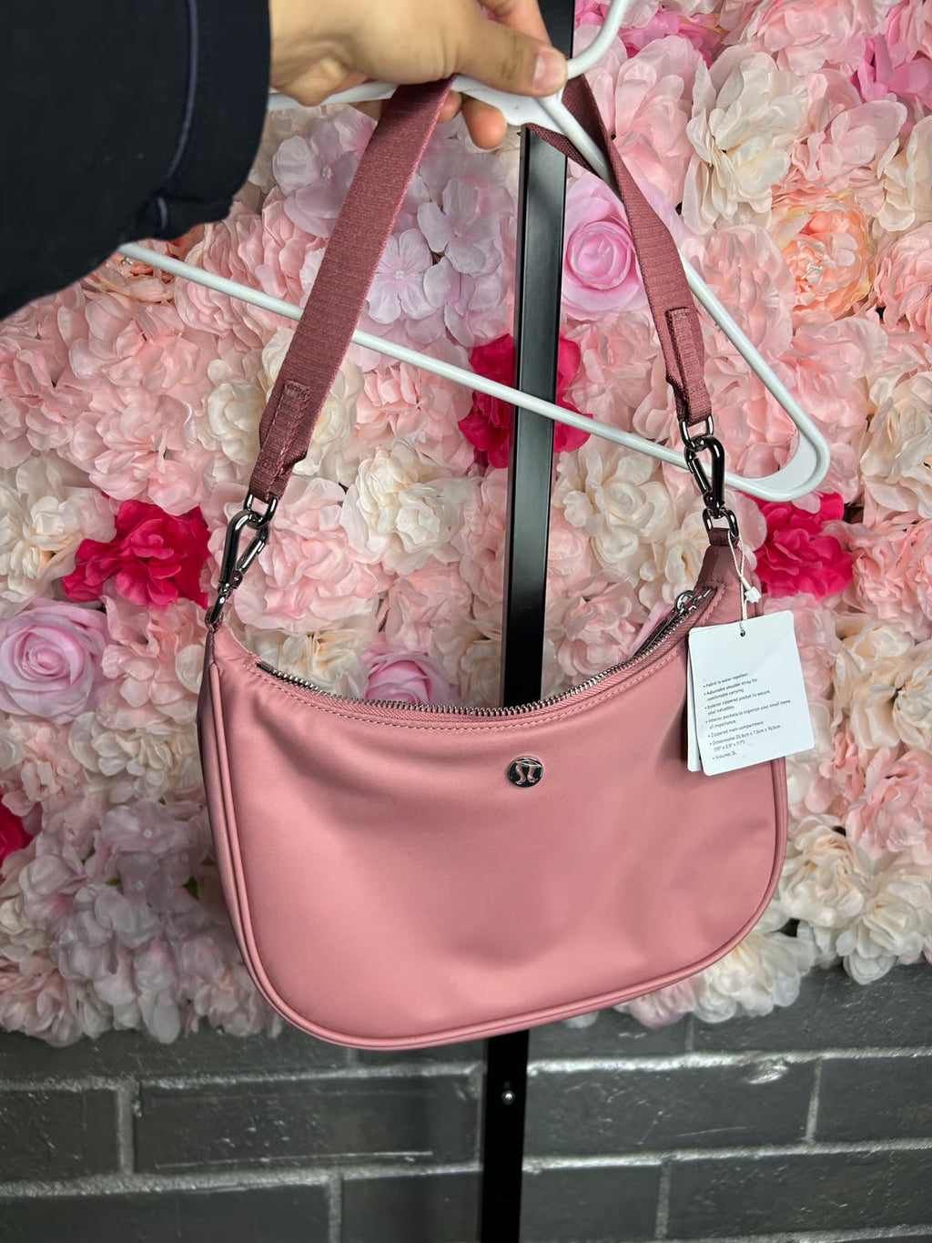 Lululemon City Essentials Small Shoulder Bag - Baby Pink — view 2