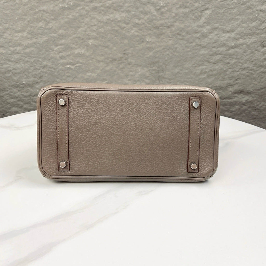 Hermes Birkin 30 Togo Leather Handbag - 8F Etain — view 4
