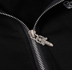 Chrome Hearts Floral Logo Zip Up Hoodie (Pink)
