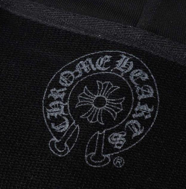 Chrome Hearts Floral Logo Zip Up Hoodie (Pink)
