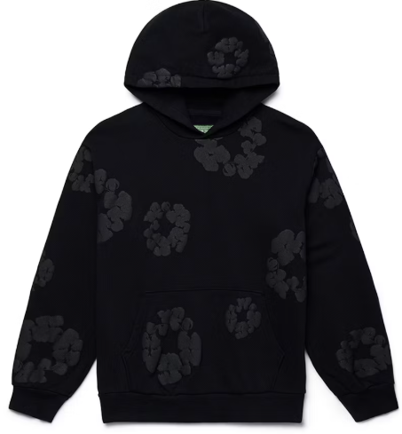 Denim Tears Black on Black hoodie