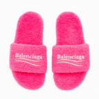 Furry Slide Sandal — view 4
