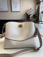 Coach Willow Shoulder Bag White Women's Bags — view 2