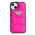 Rose Red Down Jacket iPhone Case — view 1
