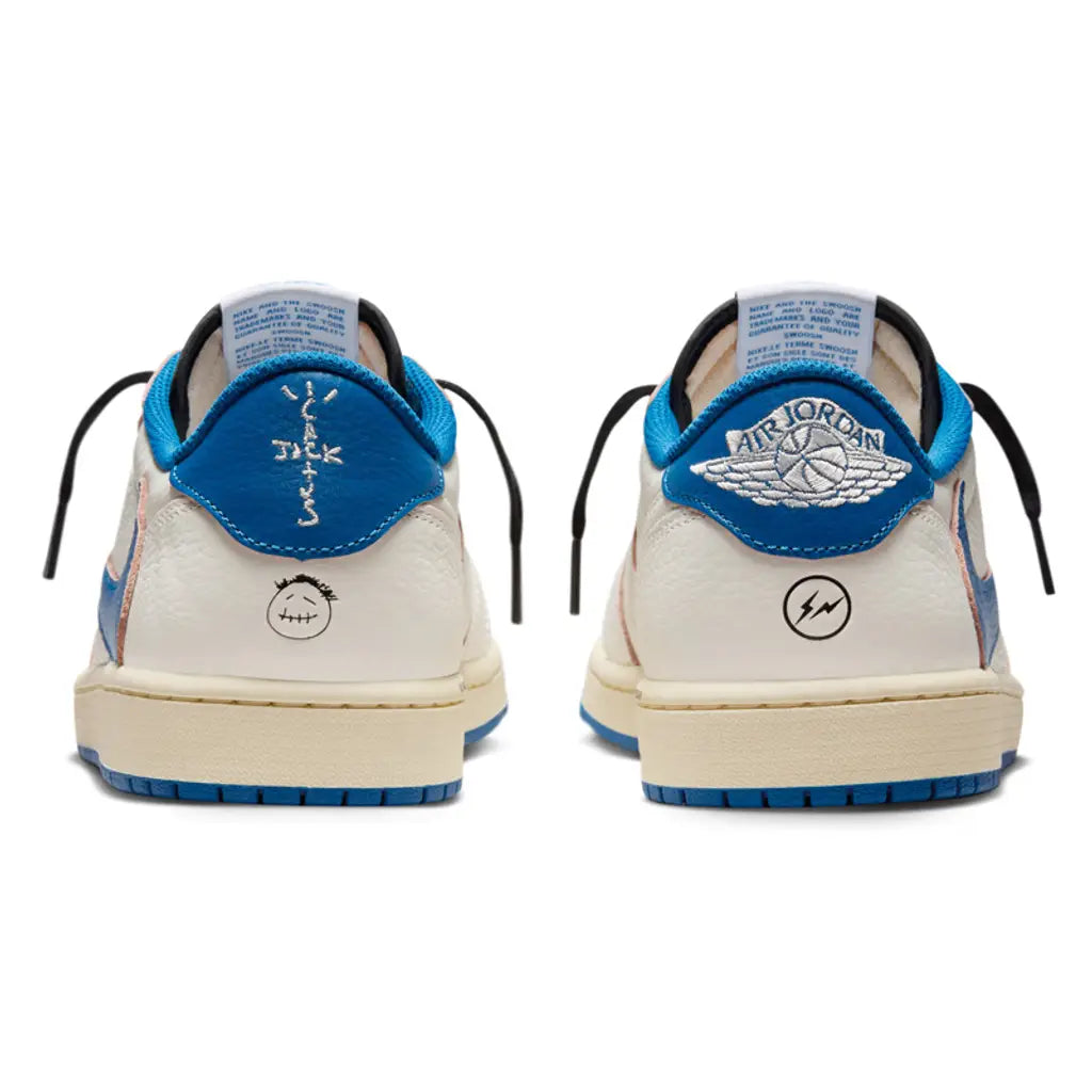 Air Jordan 1 Low x Travis Scott x Fragment Design 'Military Blue' — view 4