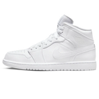 Air Jordan 1 Mid 'Triple White' (2022) — view 1