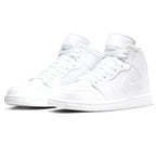 Air Jordan 1 Mid 'Triple White' (2022) — view 2