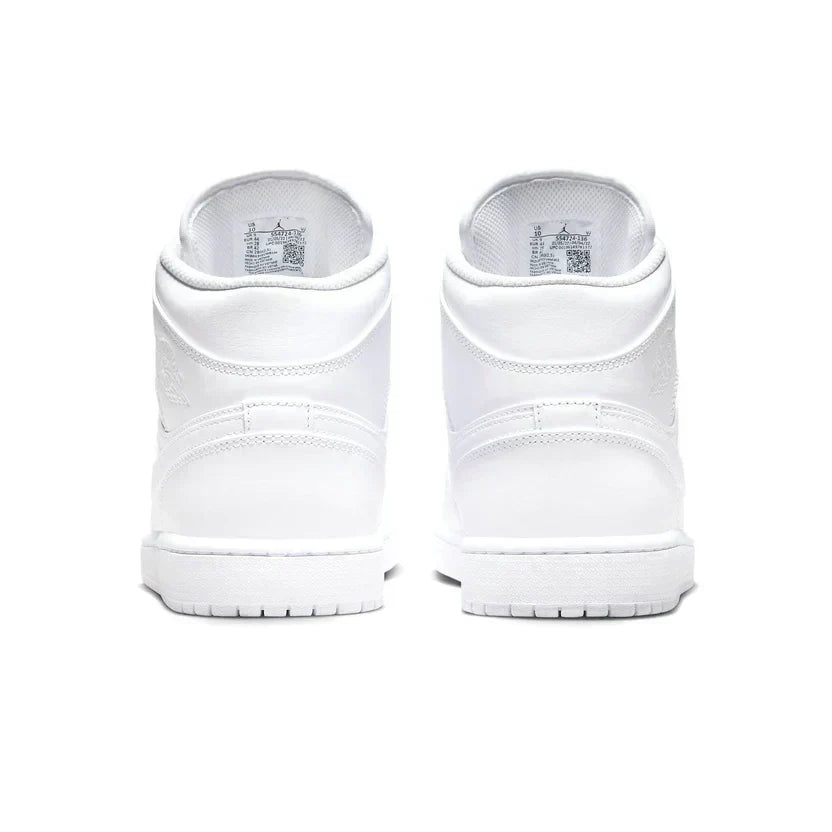 Air Jordan 1 Mid 'Triple White' (2022) — view 4