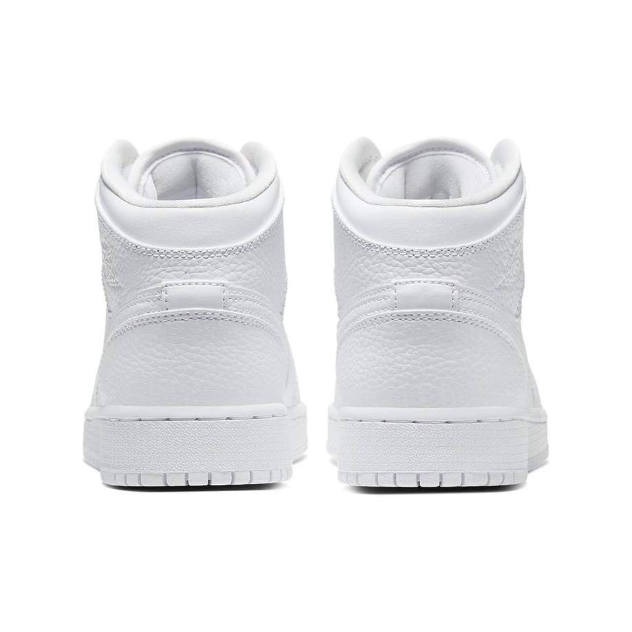 Air Jordan 1 Mid 'Triple White' — view 4