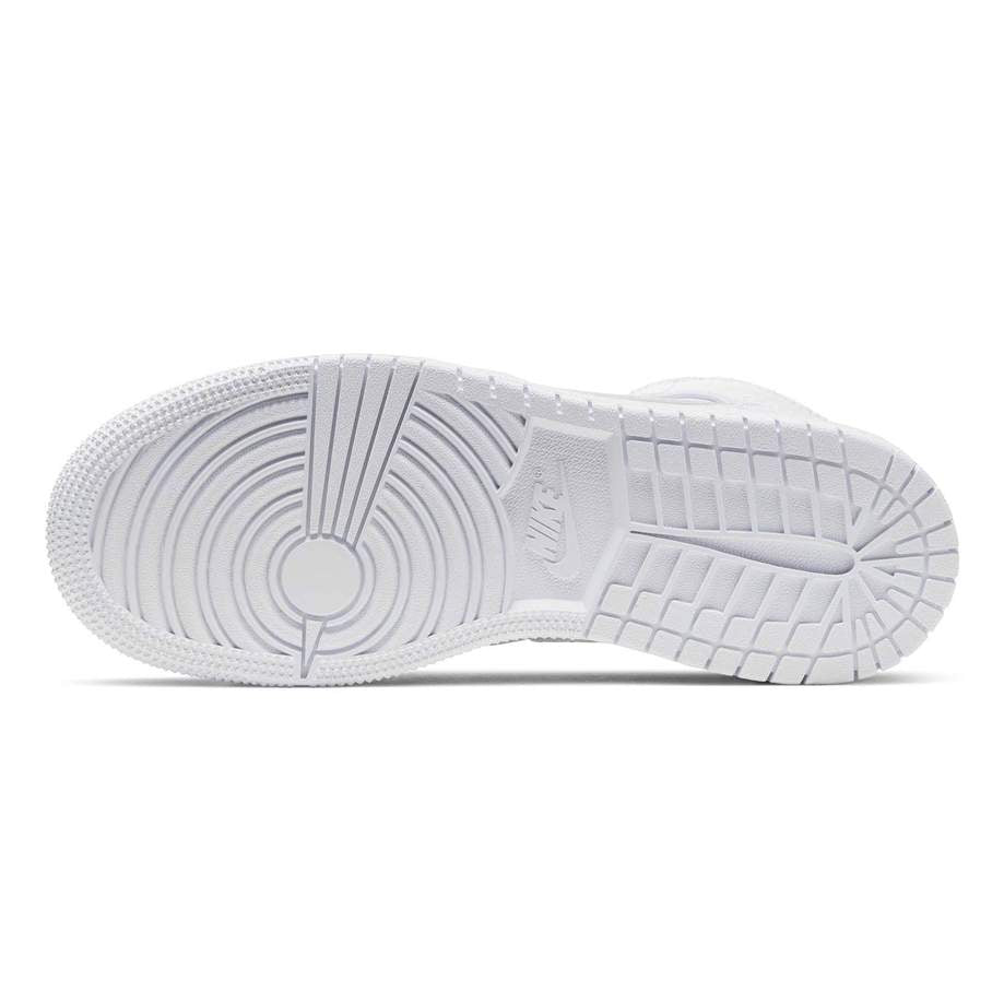 Air Jordan 1 Mid 'Triple White' — view 5