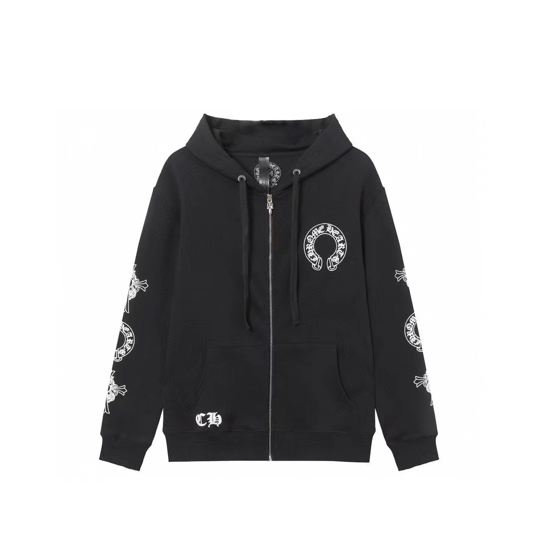 Chrome Hearts New Zip Up Hoodie -851 — view 2