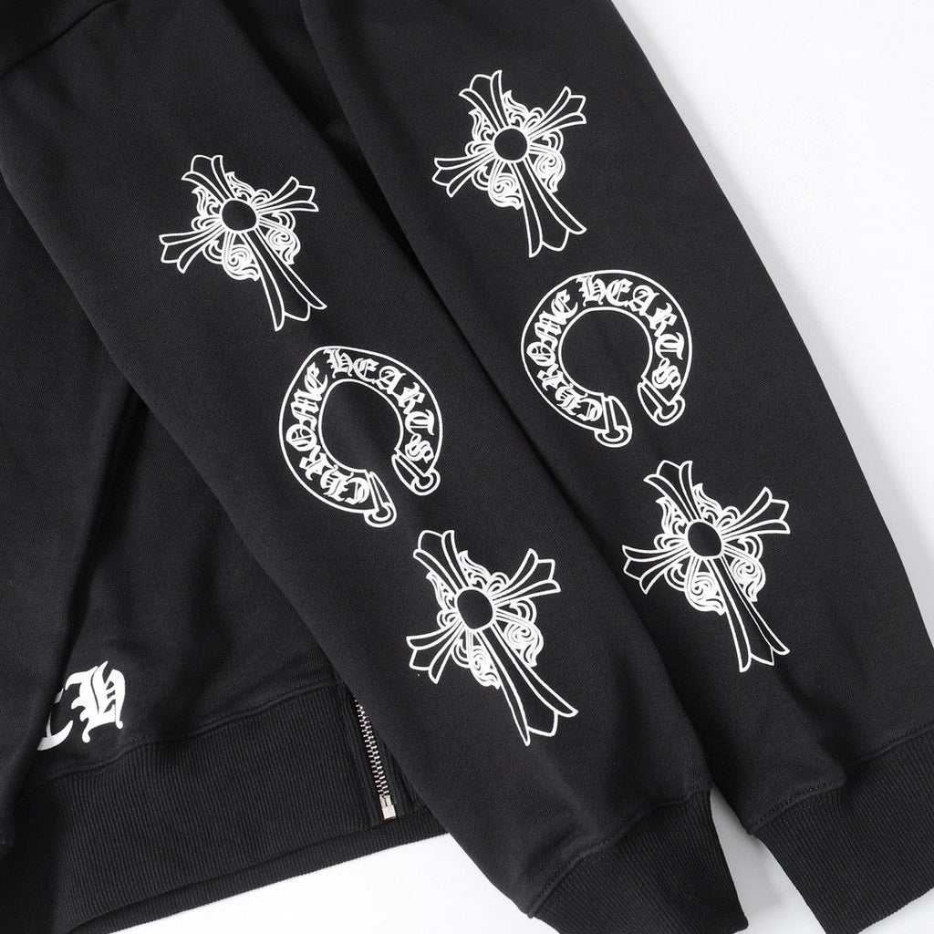 Chrome Hearts New Zip Up Hoodie -851 — view 4