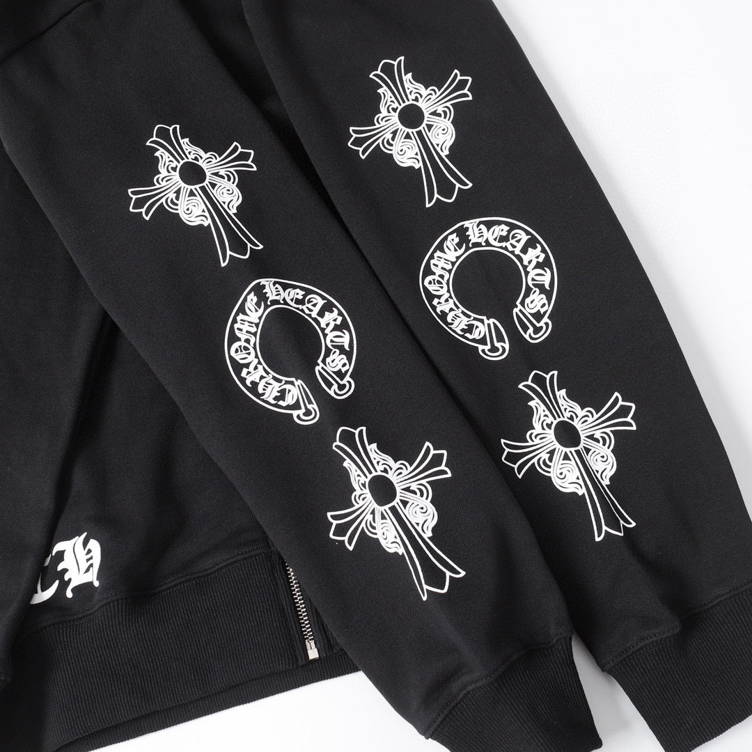 Chrome Hearts New Zip Up Hoodie -851 — view 4