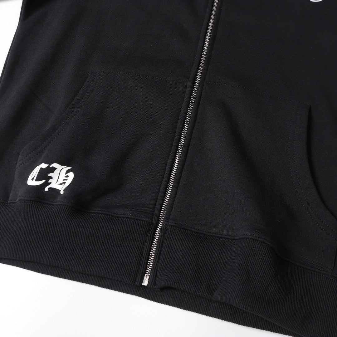 Chrome Hearts New Zip Up Hoodie -851 — view 8