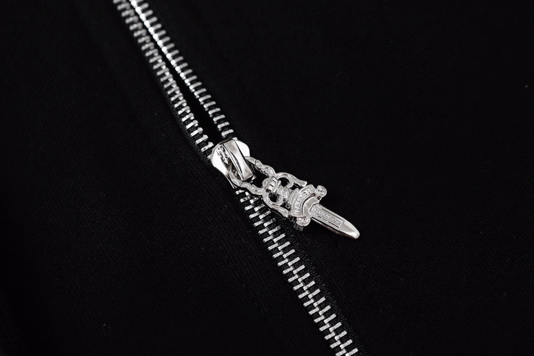 Chrome Hearts New Zip Up Hoodie -848 — view 8