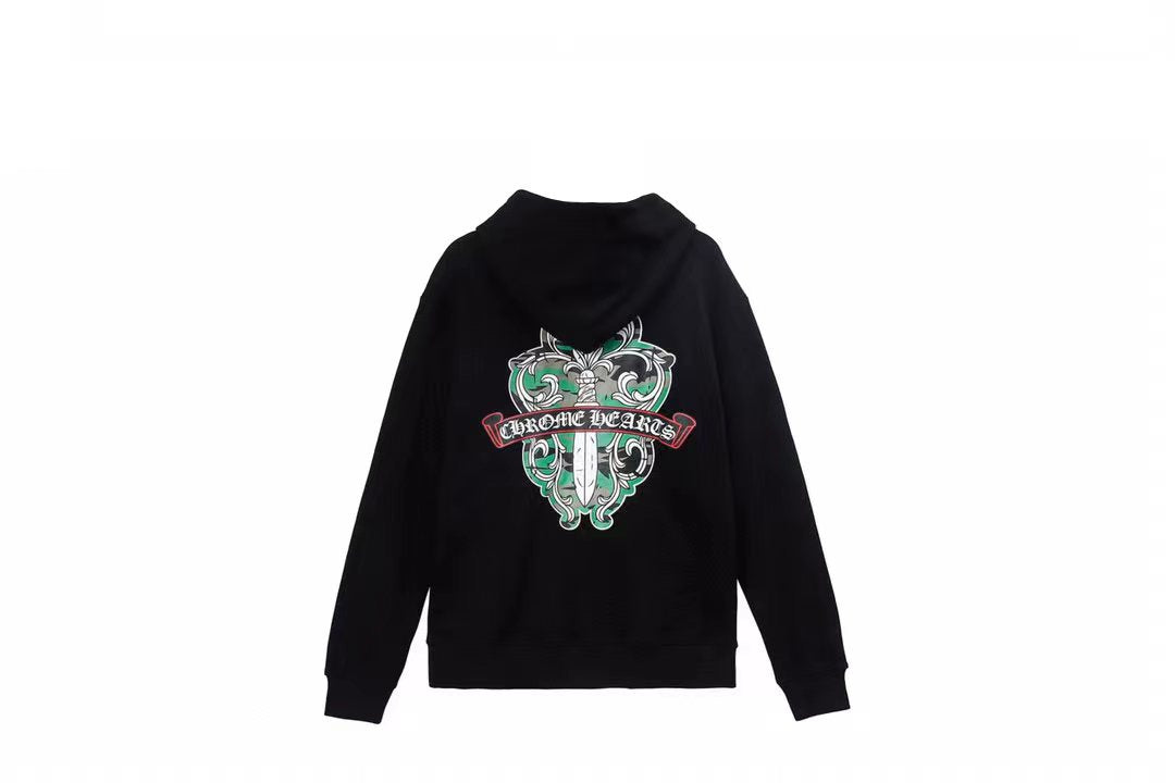 Chrome Hearts New Zip Up Hoodie -834 — view 3