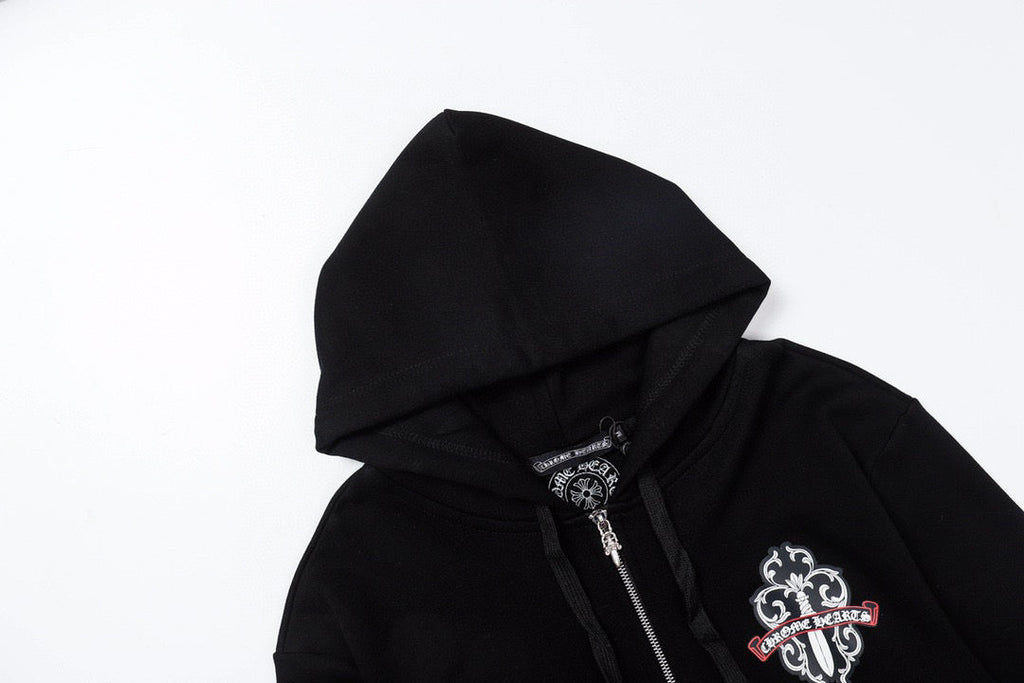 Chrome Hearts New Zip Up Hoodie -834 — view 5
