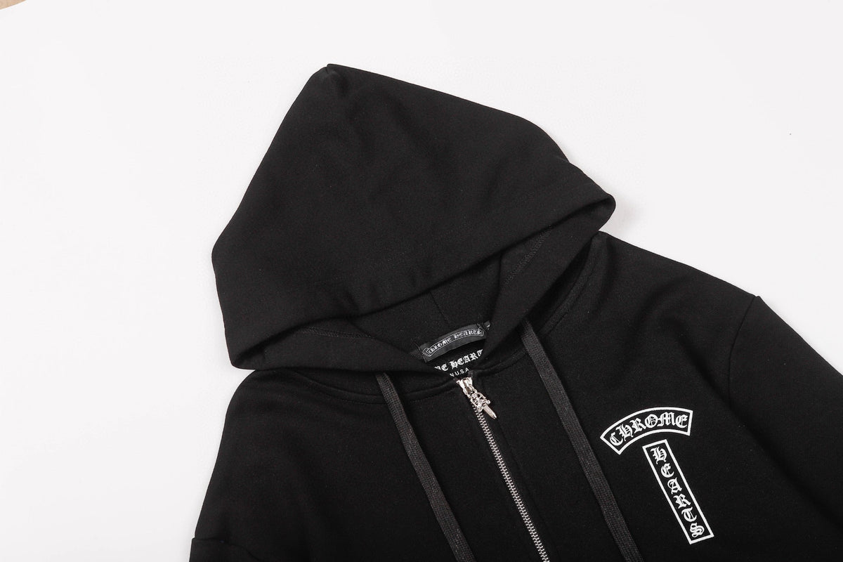 Chrome Hearts New Zip Up Hoodie -830 — view 4