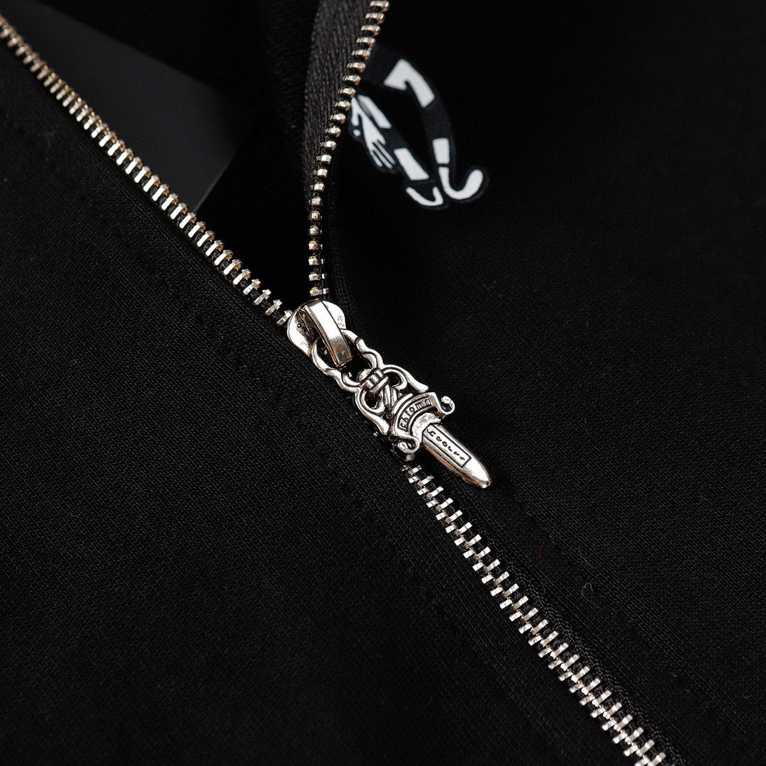 Chrome Hearts New Zip Up Hoodie -804 — view 6