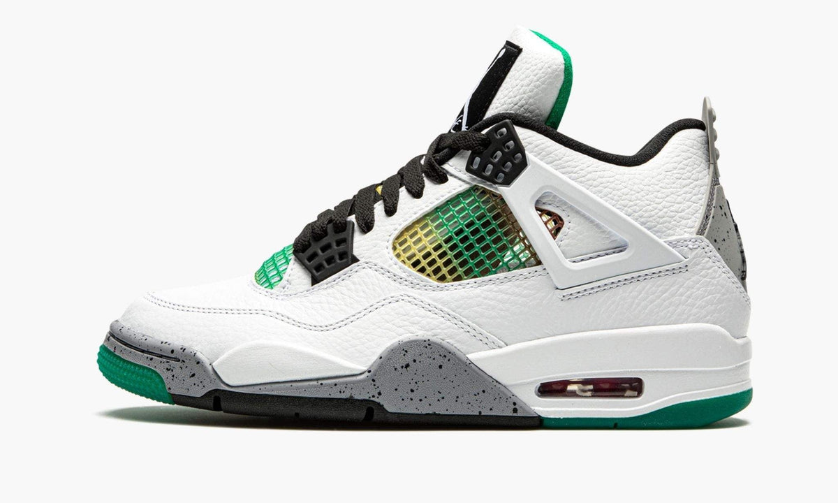 Air Jordan 4 Retro WMNS ‘Rasta – Lucid Green’ Unfading Sneaker — view 1